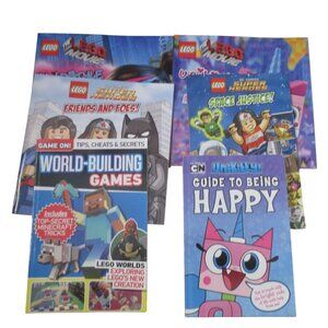 Lot of 6 Lego Movie / Superheroes Children's Paperback Books